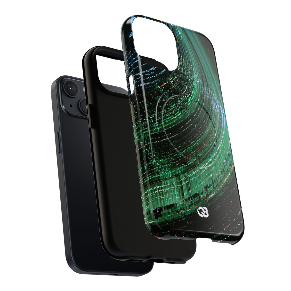 Orbital Data Stream · Tough 2.0 Magnetic Phone Case for iPhone · Green