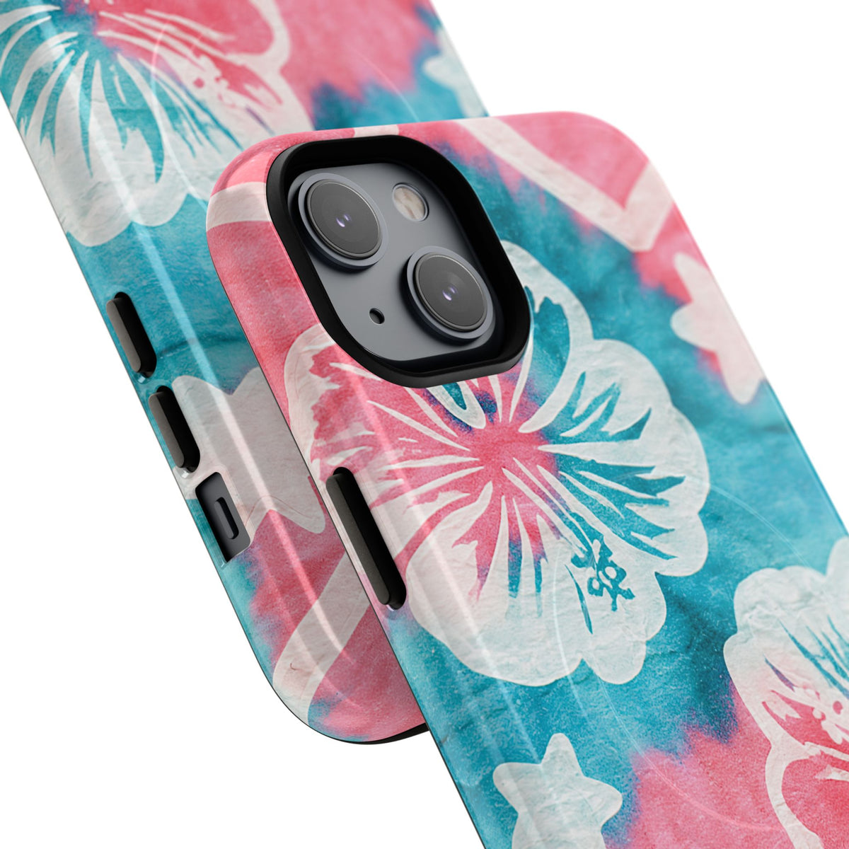 Tropical Hibiscus Bloom · Tough 2.0 Magnetic Phone Case for iPhone · Teal