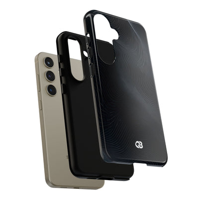 Black Tough Phone Case for Samsung - Obsidian Ridge Flux
