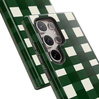 Hunter Green Plaid · Tough Phone Case for Samsung