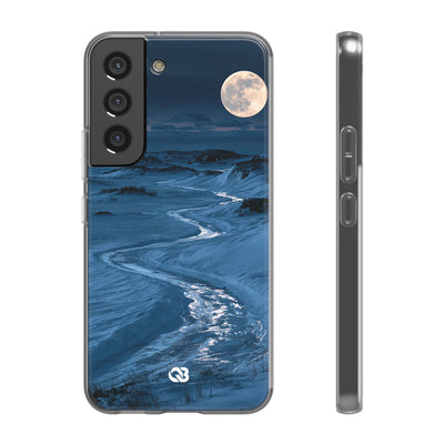 Arctic Moon Drift · Lite Phone Case for Samsung · Blue