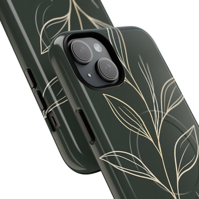Green Tough 2.0 Magsafe Phone Case for iPhone - Deep Moss Willow