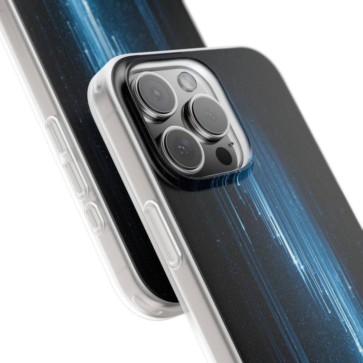 Nocturnal Cascade · Lite Phone Case for iPhone ·  Black