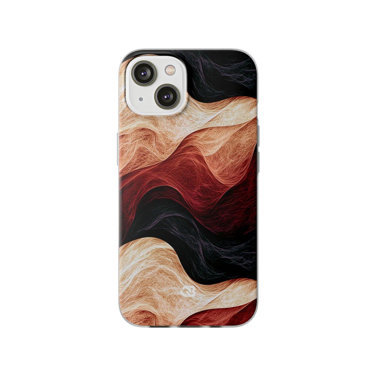 Ember Wave Dispersion · Lite Phone Case for iPhone ·  Red