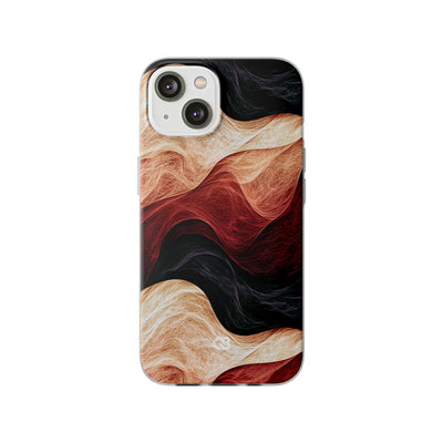 Ember Wave Dispersion · Lite Phone Case for iPhone ·  Red