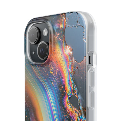 Prismatic Aura Flow · Lite Phone Case for iPhone ·  Blue