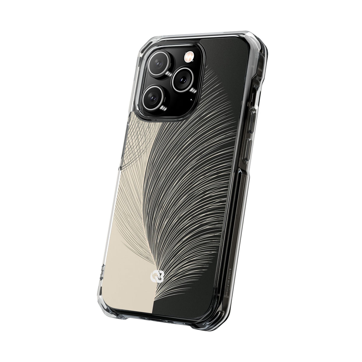 Minimal Frond Study · Clear Impact Magnetic Phone Case for iPhone ·  Black