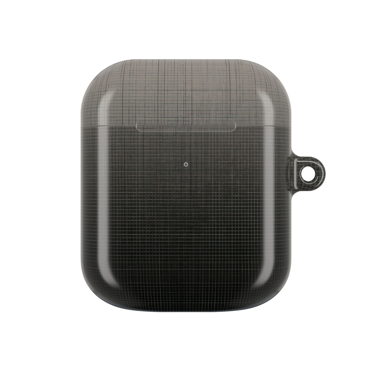 Monochrome Metric Grid · Hard Case for AirPods & AirPods Pro · Black