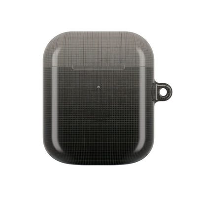 Monochrome Metric Grid · Hard Case for AirPods & AirPods Pro · Black