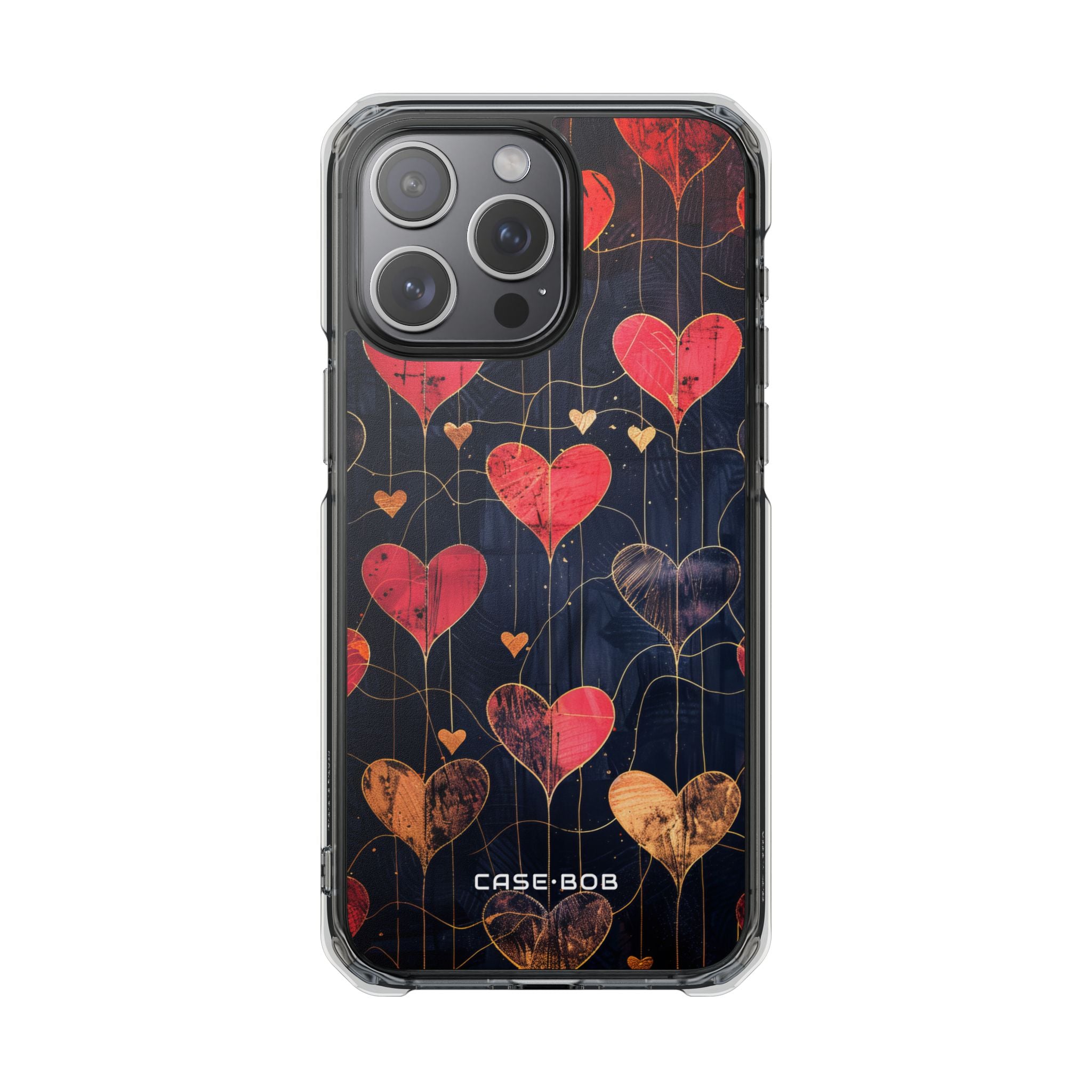 Golden Hearts Network iPhone 15 Pro Max Case - Impact