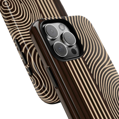 Brown Tough Phone Case for iPhone - Espresso Sand Ridge