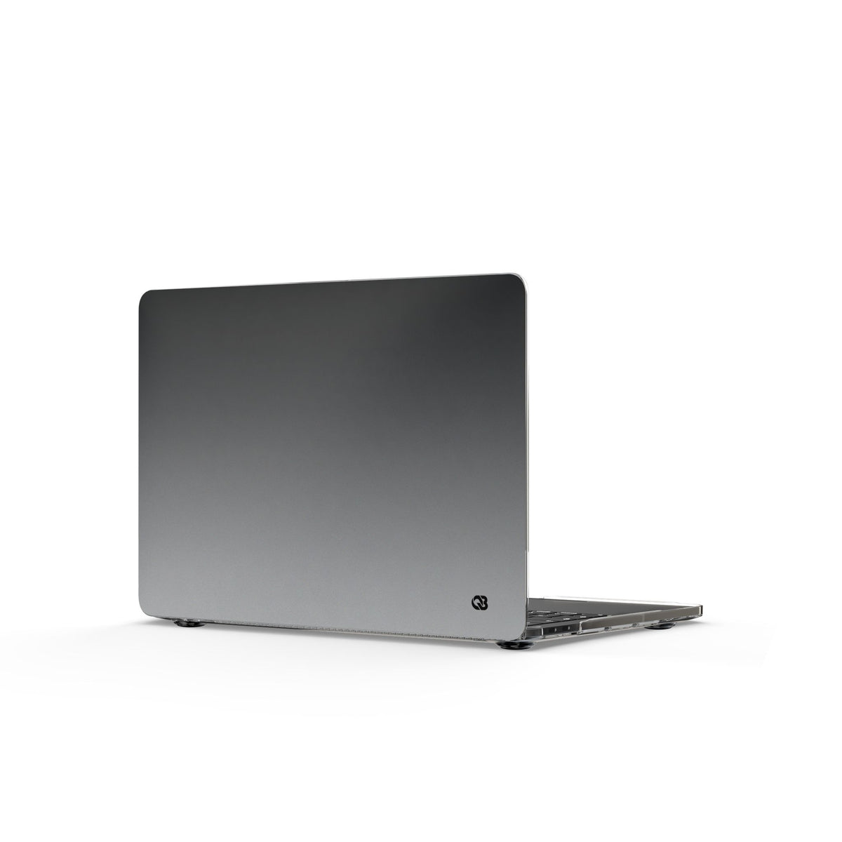 Noir Ombre Fade · Clear Hard Case for MacBook · Black