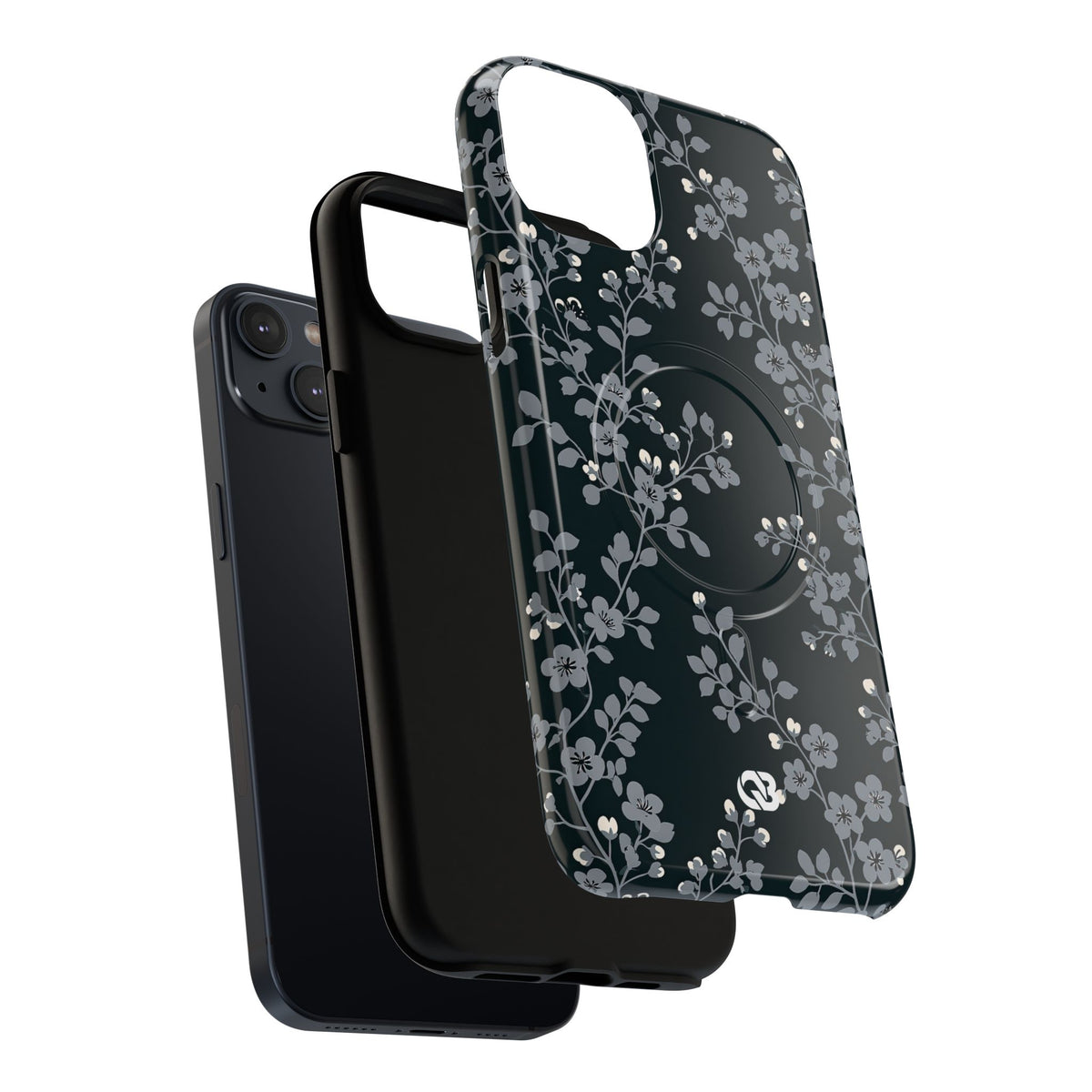 Nocturne Blossom Branch · Tough 2.0 Magnetic Phone Case for iPhone · Black