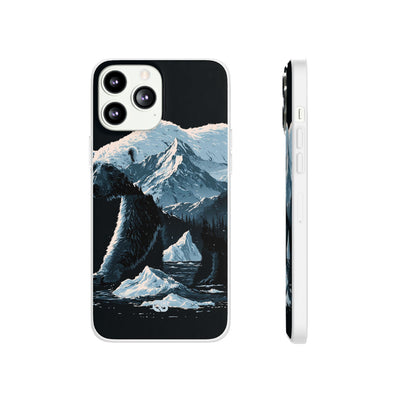 Nordic Arctic Bear · Lite Phone Case for iPhone ·  Black
