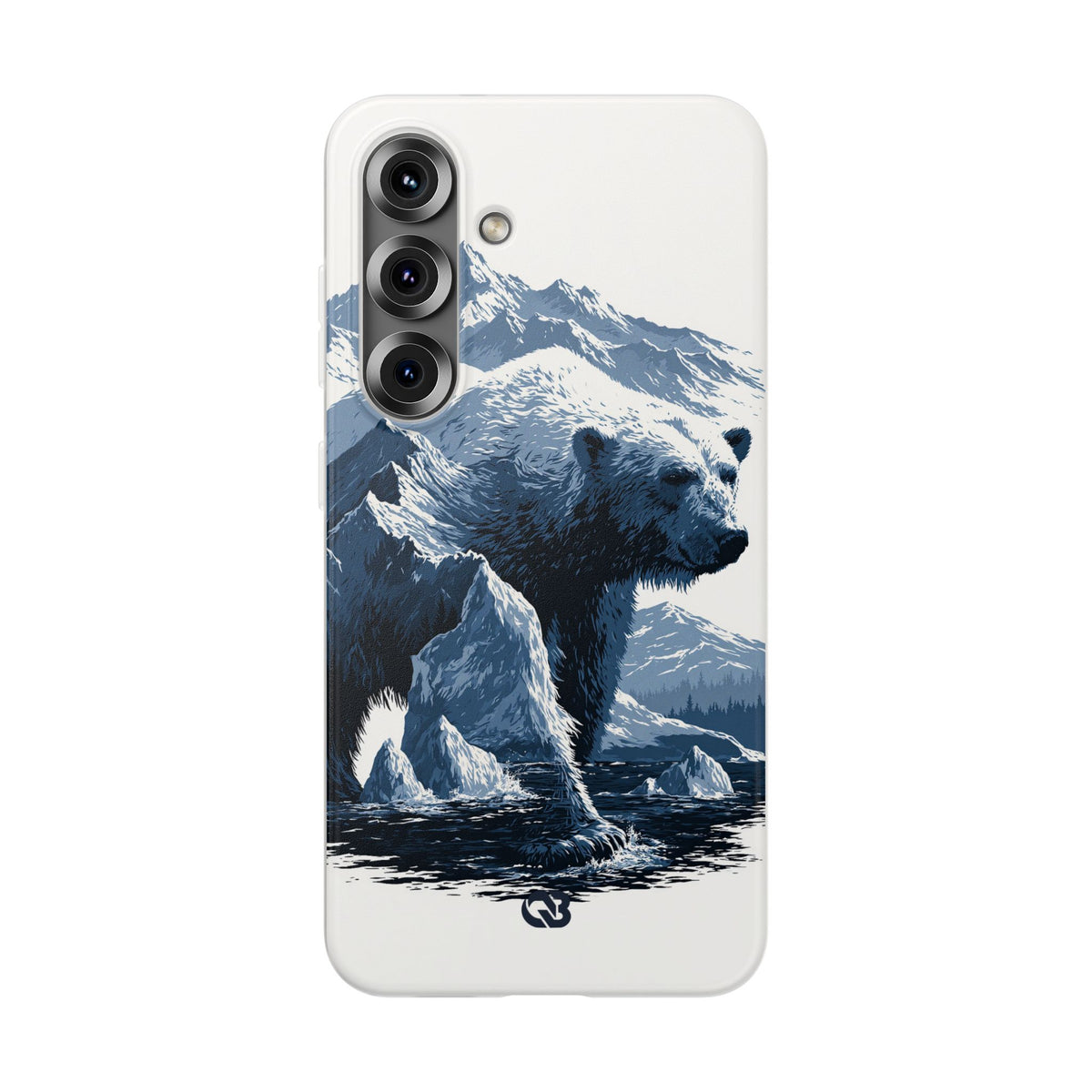 Fjord Summit Bear · Lite Phone Case for Samsung · Blue