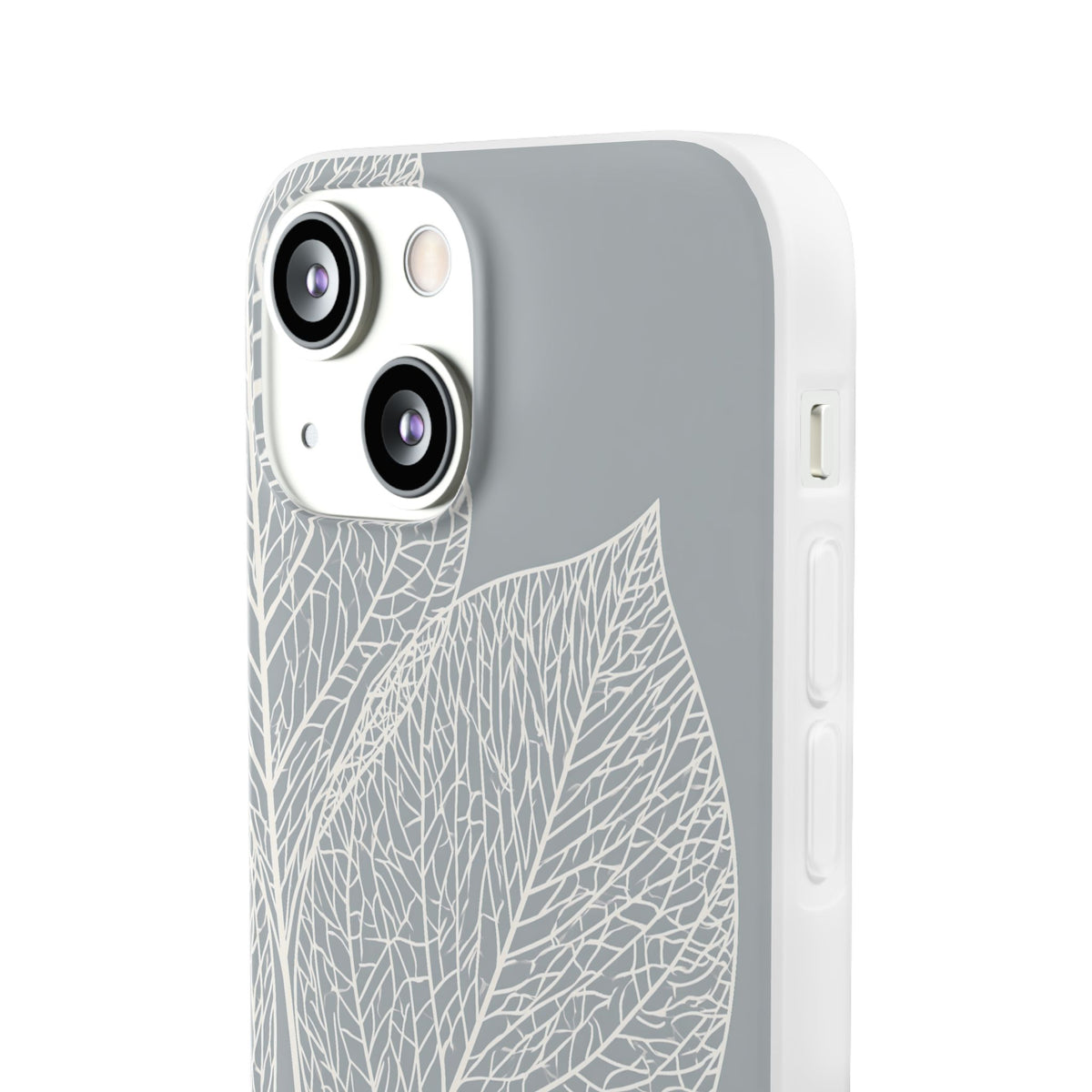Minimal Leaf Skeleton · Lite Phone Case for iPhone ·  Grey