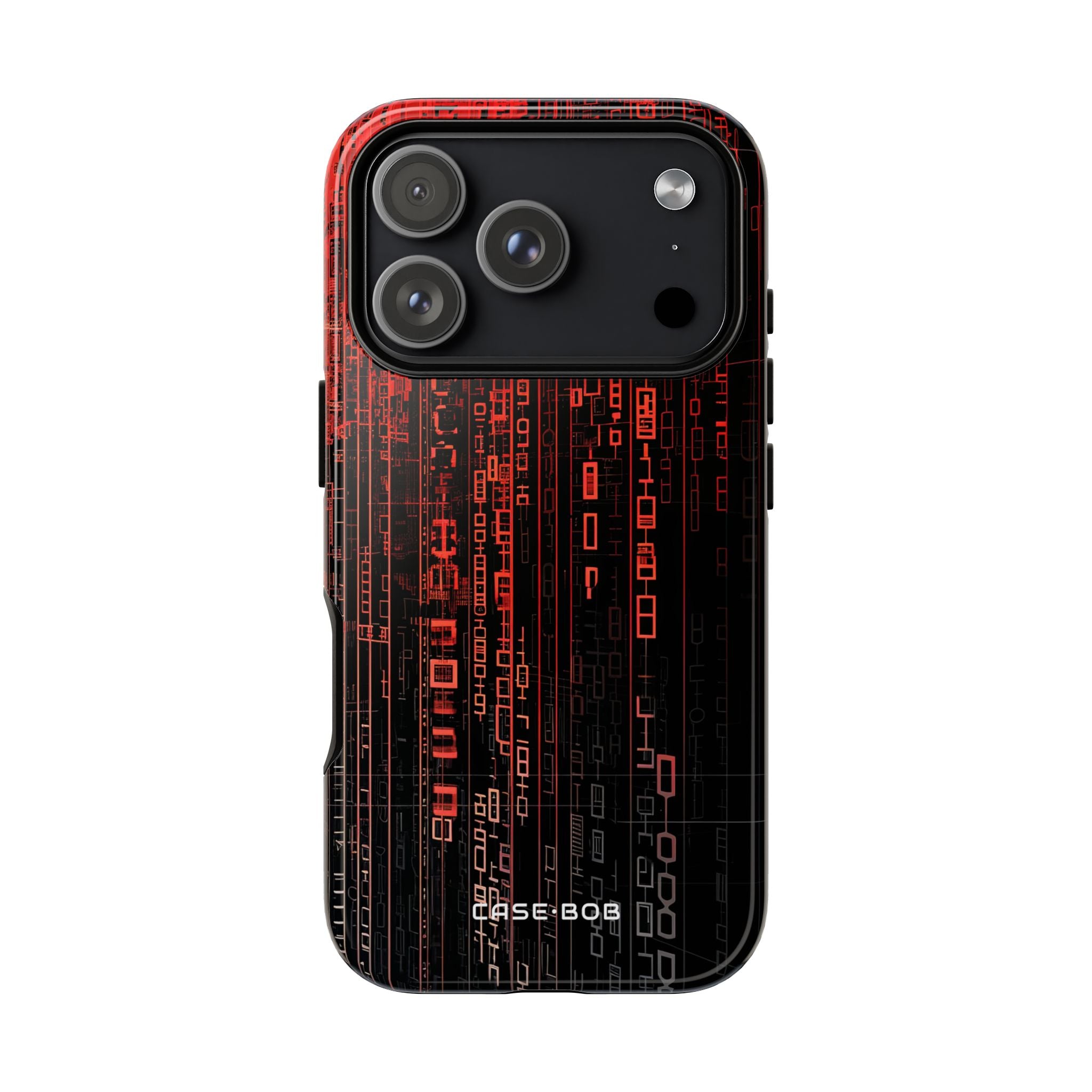 Crimson Glyphs iPhone 17 Pro Case - Tough - CASE•BOB