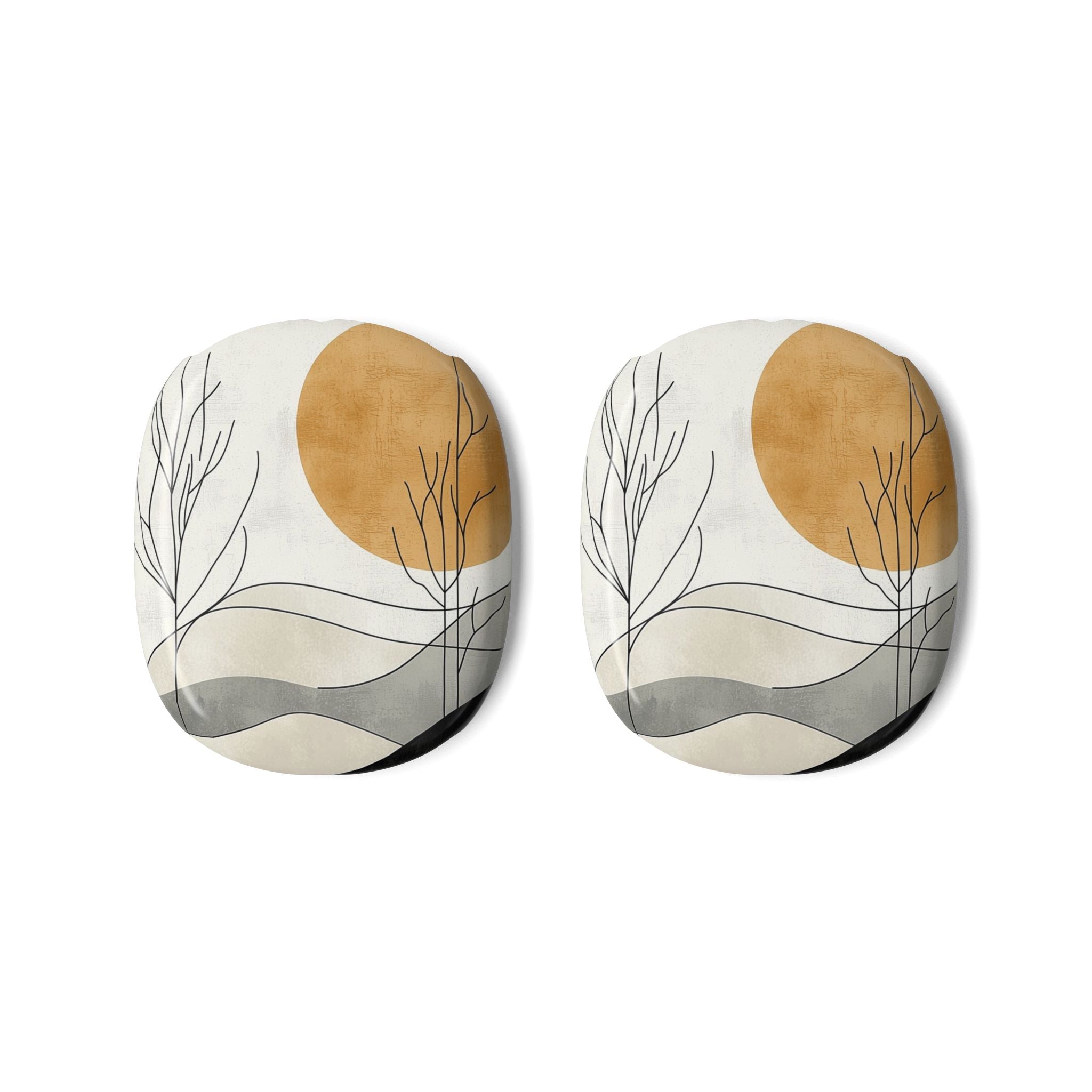 Orange Eclipse Trees - AirPod Max Case