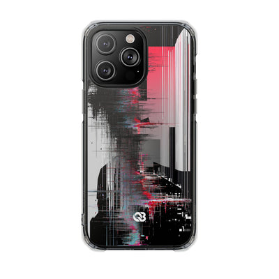 Black Impact MagSafe Phone Case for iPhone - Crimson Data Leak