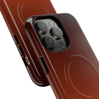 Orange Tough 2.0 Magsafe Phone Case for iPhone - Obsidian Ember Fade