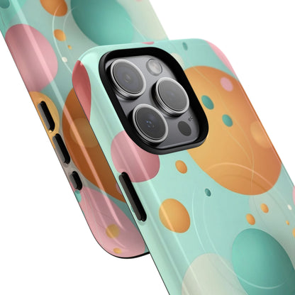 Pastel Circles iPhone 15 Pro Max Skal - Tough+