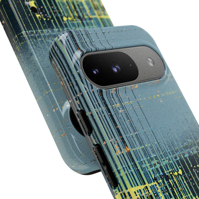 Acid Raster Circuit · Tough Phone Case for Pixel ·  Teal