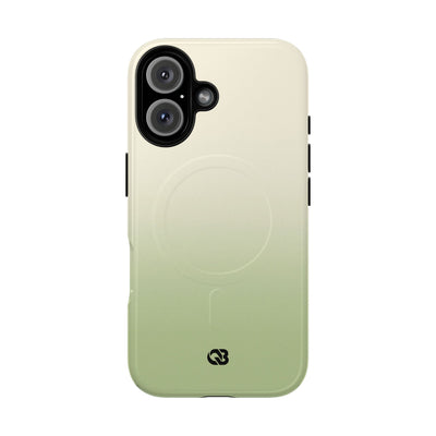 Green Tough 2.0 Magsafe Phone Case for iPhone - Bone Sage Fade