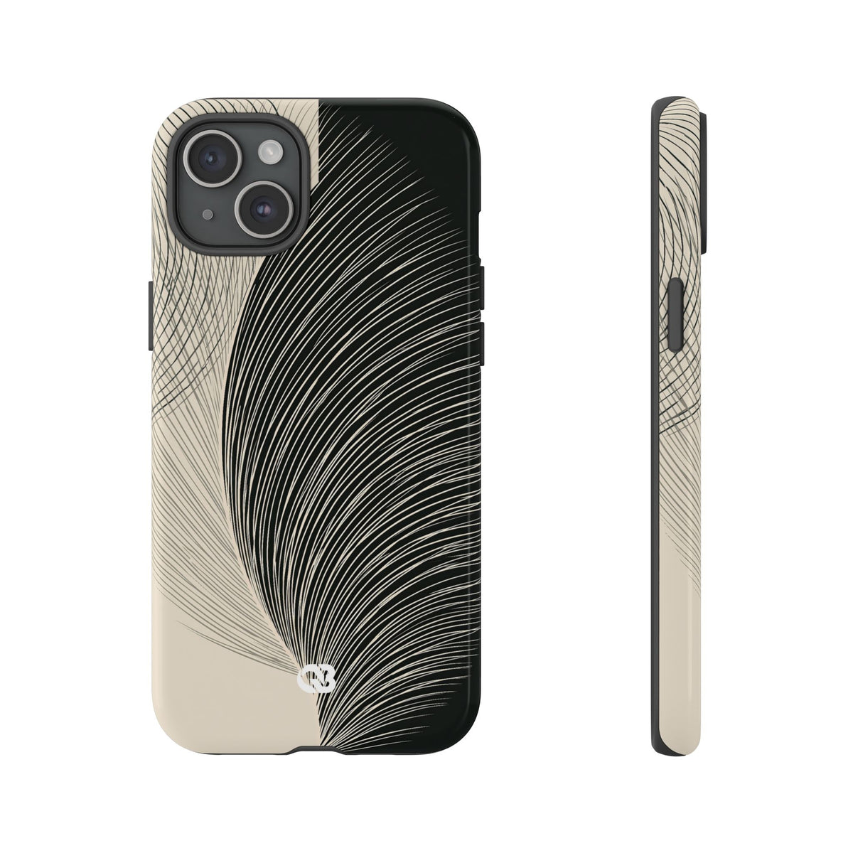 Minimal Frond Study · Tough Phone Case for iPhone · Black