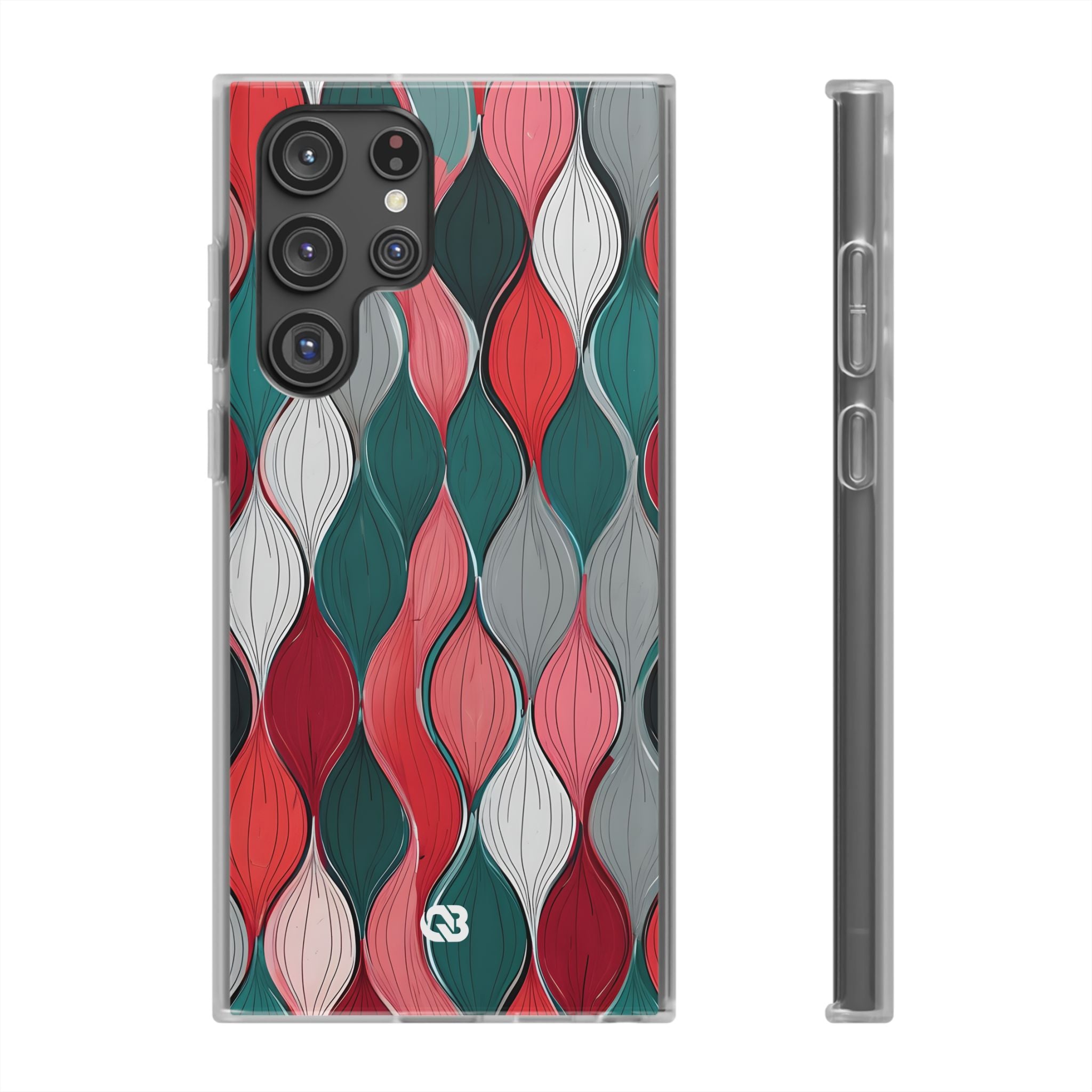 Slate Rose Ripple · Soft Phone Case for Samsung