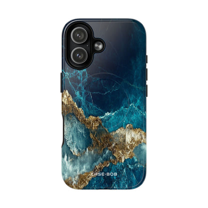 Jagged Gold Split iPhone 17 Case - Tough+ - CASE•BOB