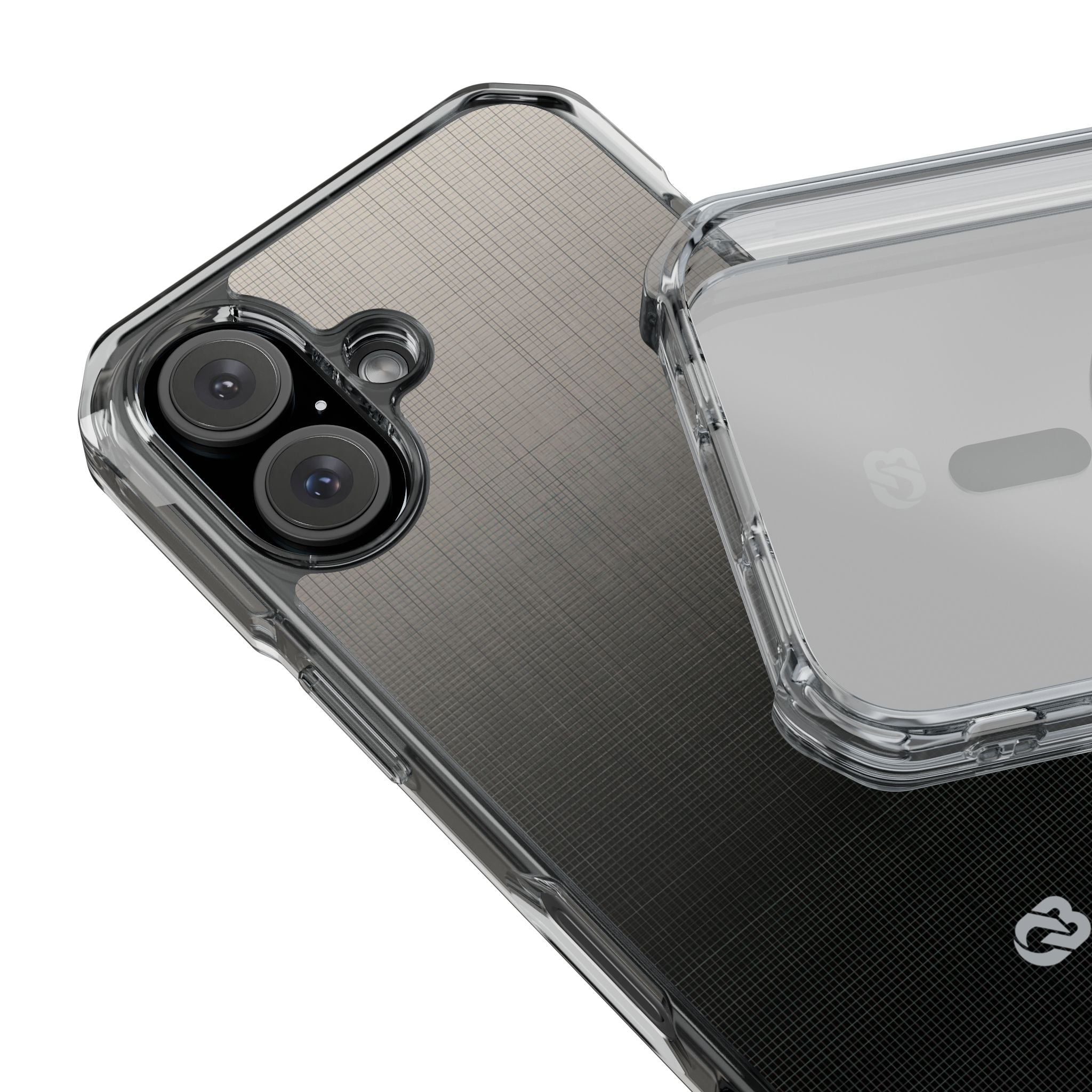 Grey Impact MagSafe Phone Case for iPhone - Faded Sand Mesh