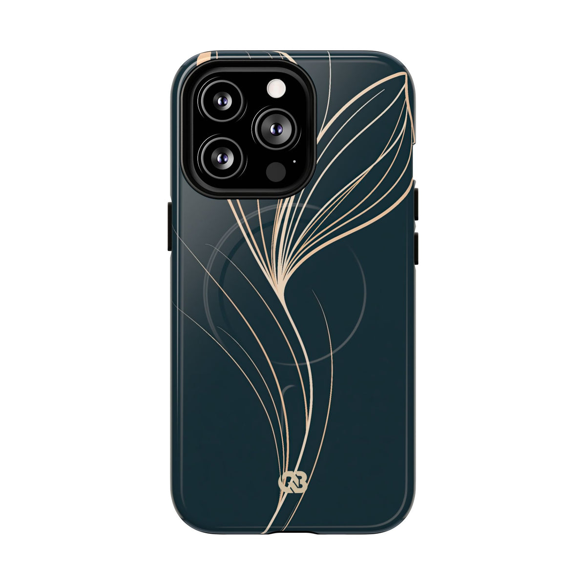 Botanical Contour · Tough 2.0 Magnetic Phone Case for iPhone · Teal