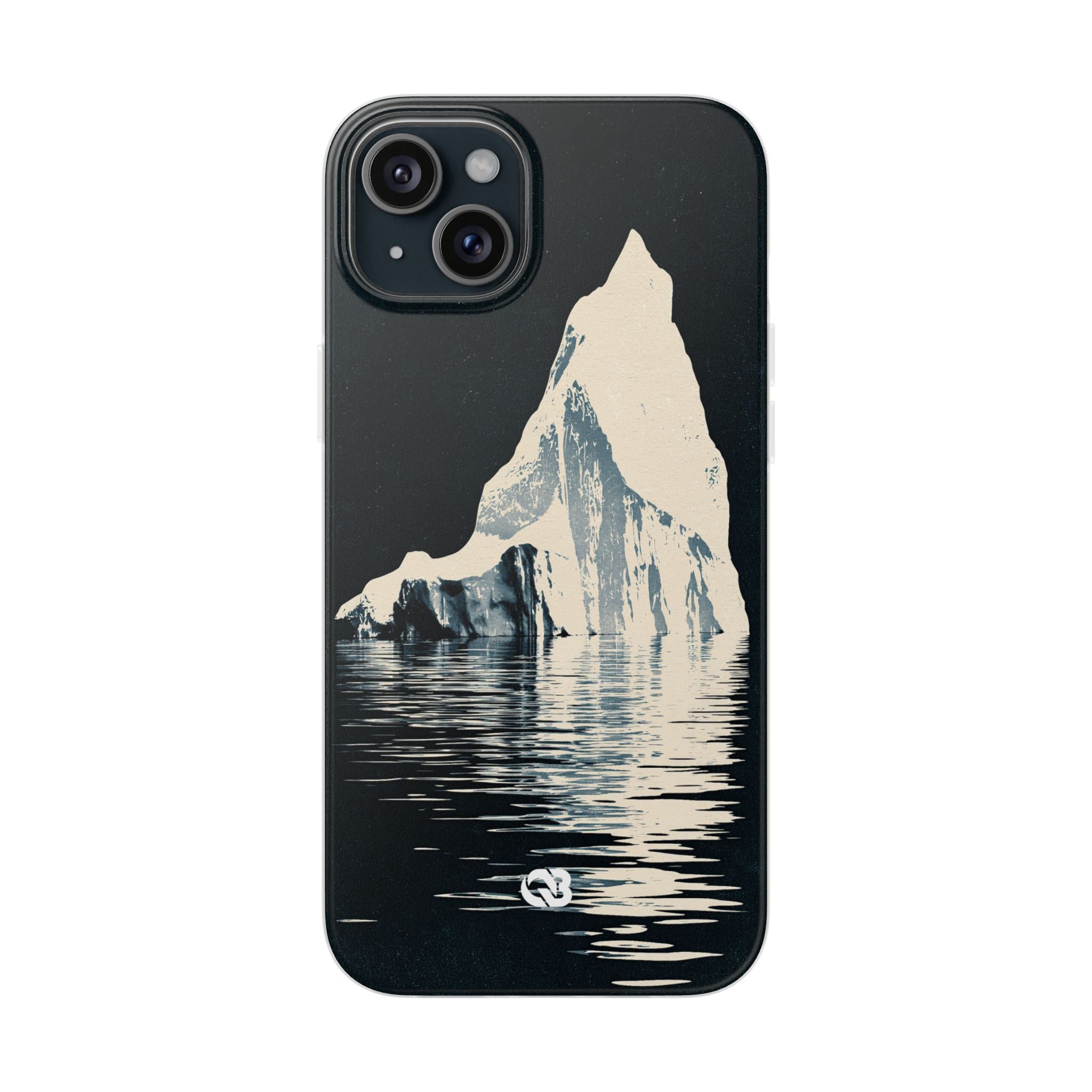 Blue Lite Phone Case for iPhone - Frozen Navy Monolith