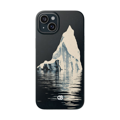 Blue Lite Phone Case for iPhone - Frozen Navy Monolith