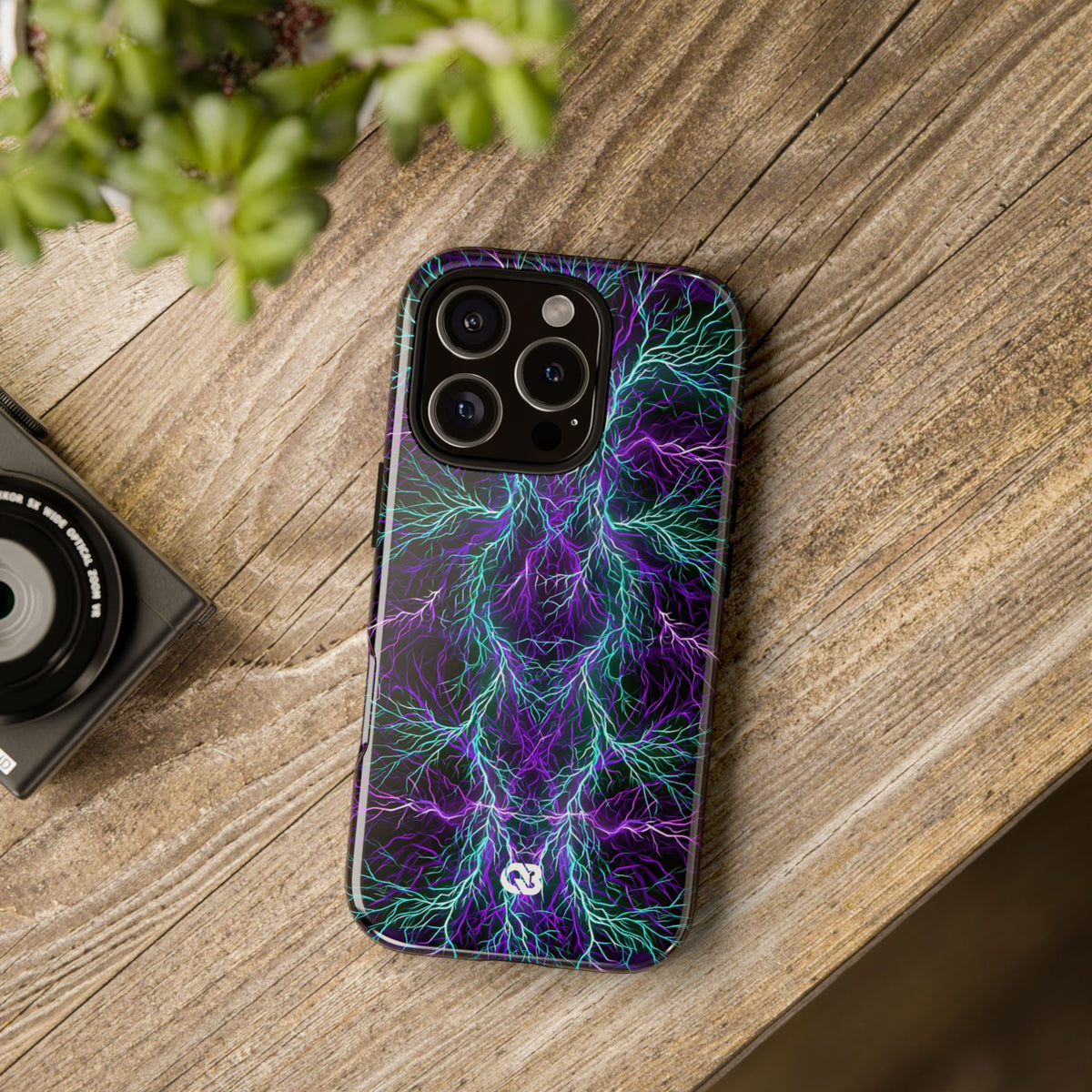 Electric Plasma Arbor · Tough Phone Case for iPhone · Purple