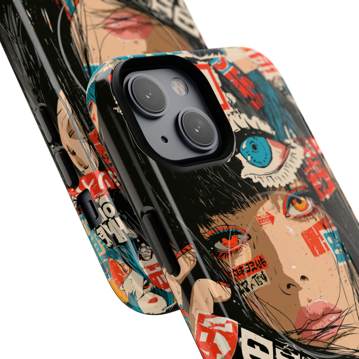 Shibuya Street Collage · Tough 2.0 Magnetic Phone Case for iPhone · Red