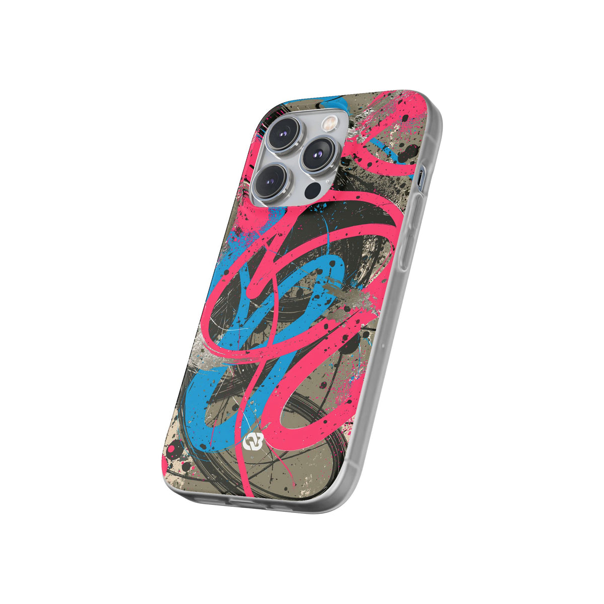 Cyber Splatter Flow · Lite Phone Case for iPhone ·  Pink