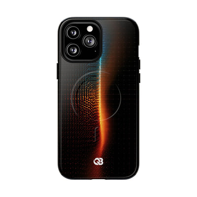Luminous Refraction Grid · Tough 2.0 Magnetic Phone Case for iPhone · Black
