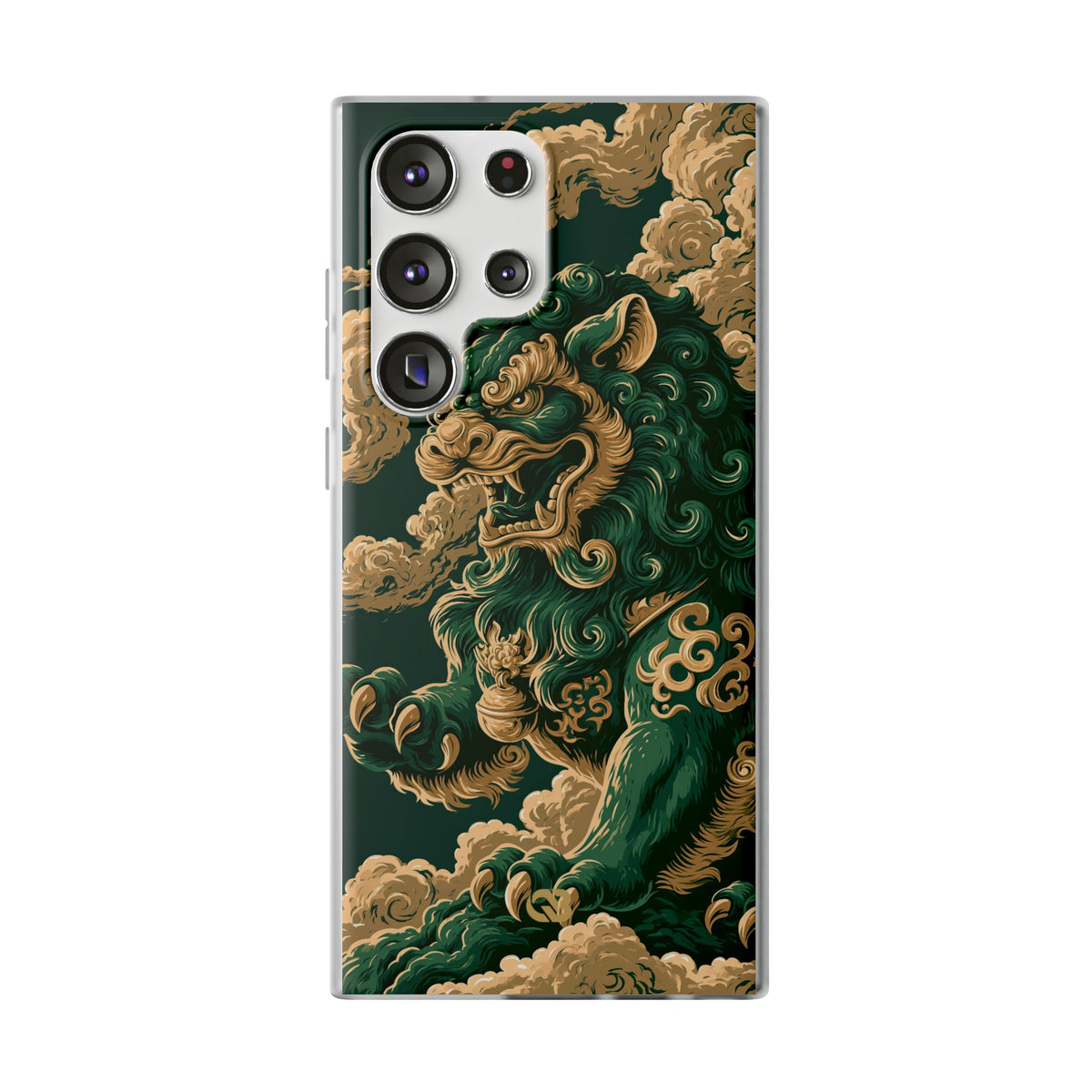 Imperial Guardian Lion · Lite Phone Case for Samsung · Green