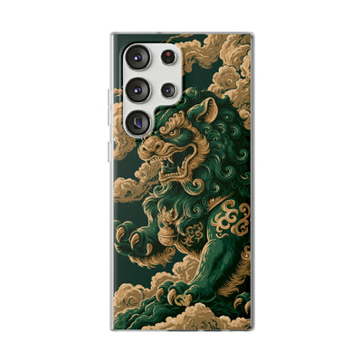 Imperial Guardian Lion · Lite Phone Case for Samsung · Green