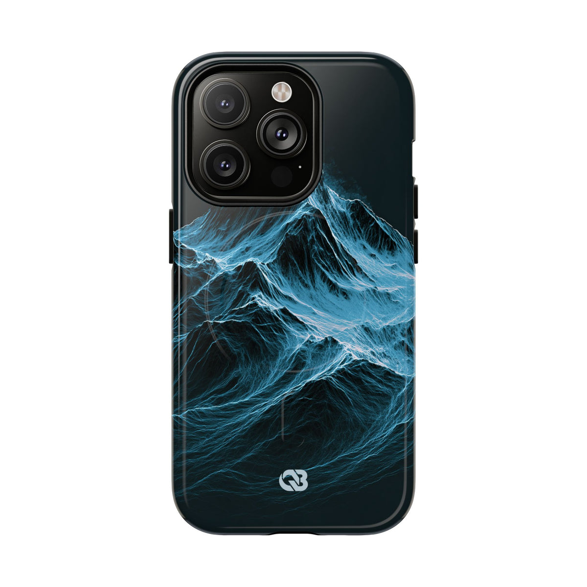 Nordic Frost Peak · Tough 2.0 Magnetic Phone Case for iPhone · Blue