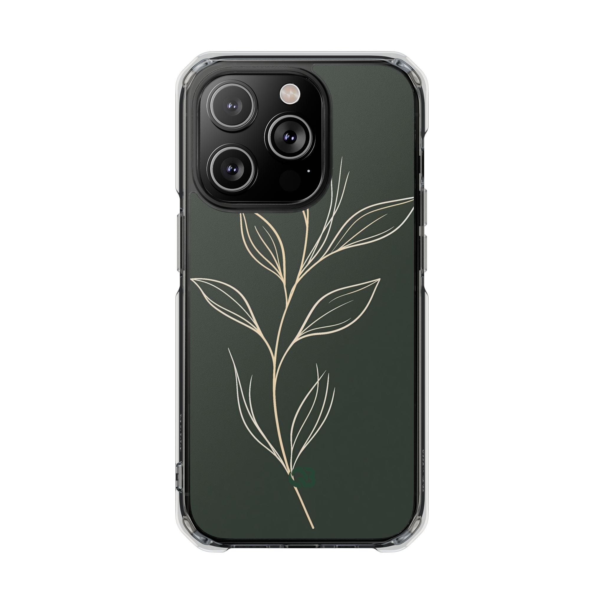 Green Impact MagSafe Phone Case for iPhone - Deep Moss Willow