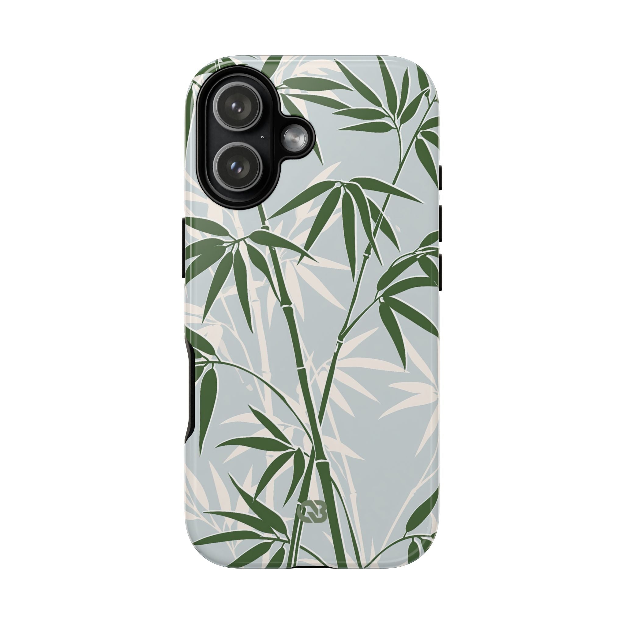 Green Tough Phone Case for iPhone - Kyoto Bamboo Canopy