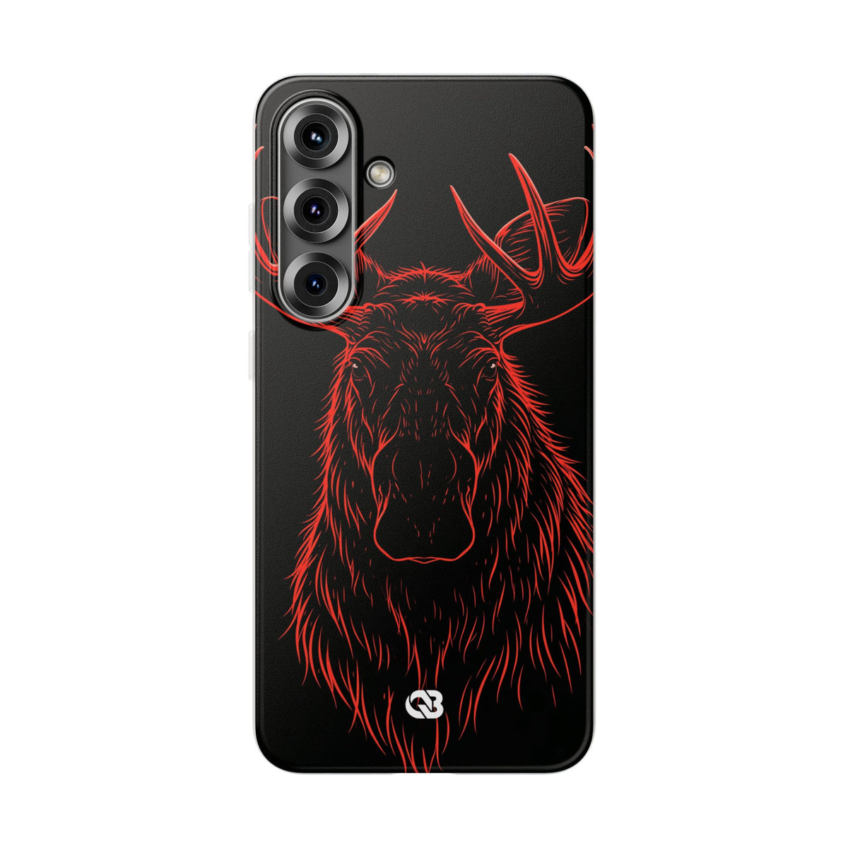 Crimson Horizon Moose · Lite Phone Case for Samsung · Black