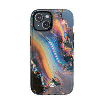 Prismatic Aura Flow · Tough 2.0 Magnetic Phone Case for iPhone · Blue