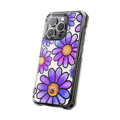 Violet Grunge Bloom · Impact Phone Case for iPhone · Magsafe