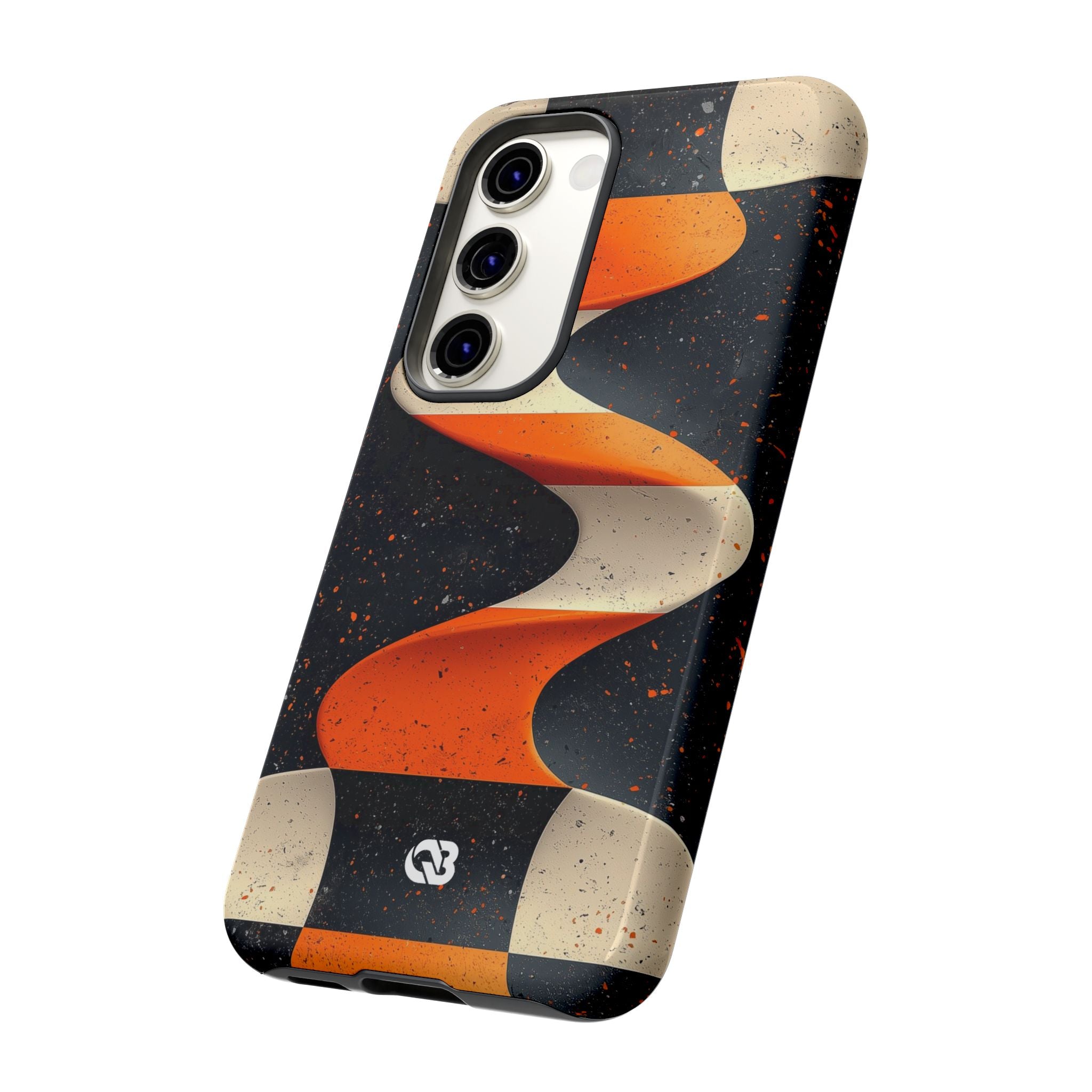 Orange Grit Twist · Tough Phone Case for Samsung