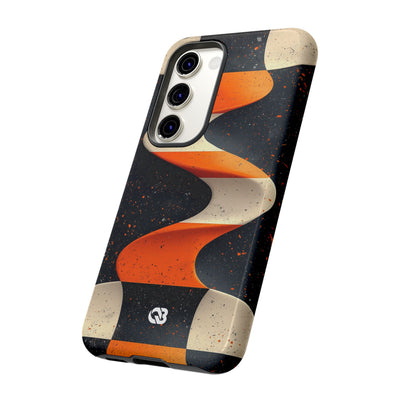 Orange Grit Twist · Tough Phone Case for Samsung