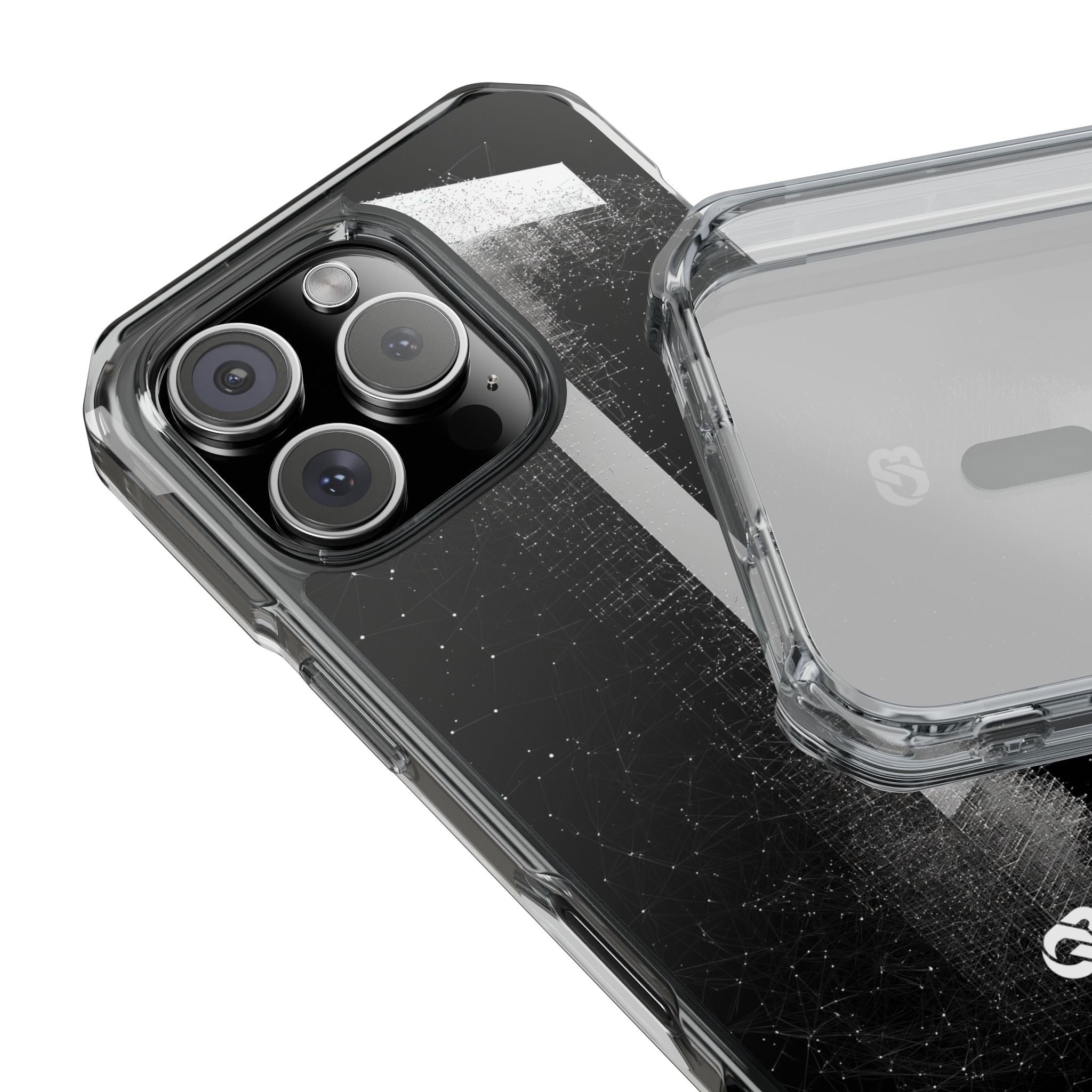 Black Impact MagSafe Phone Case for iPhone - Vector Core Monolith