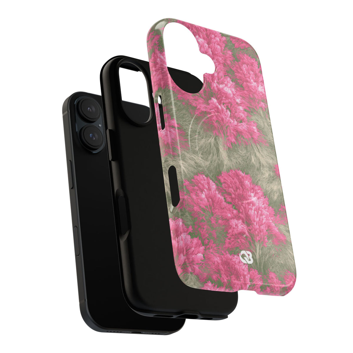 Digital Blossom · Tough 2.0 Magnetic Phone Case for iPhone · Pink